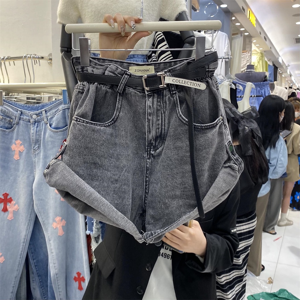 Quần short denim JSC ống rộng lưng cao thời trang mùa hè dành cho nữ
