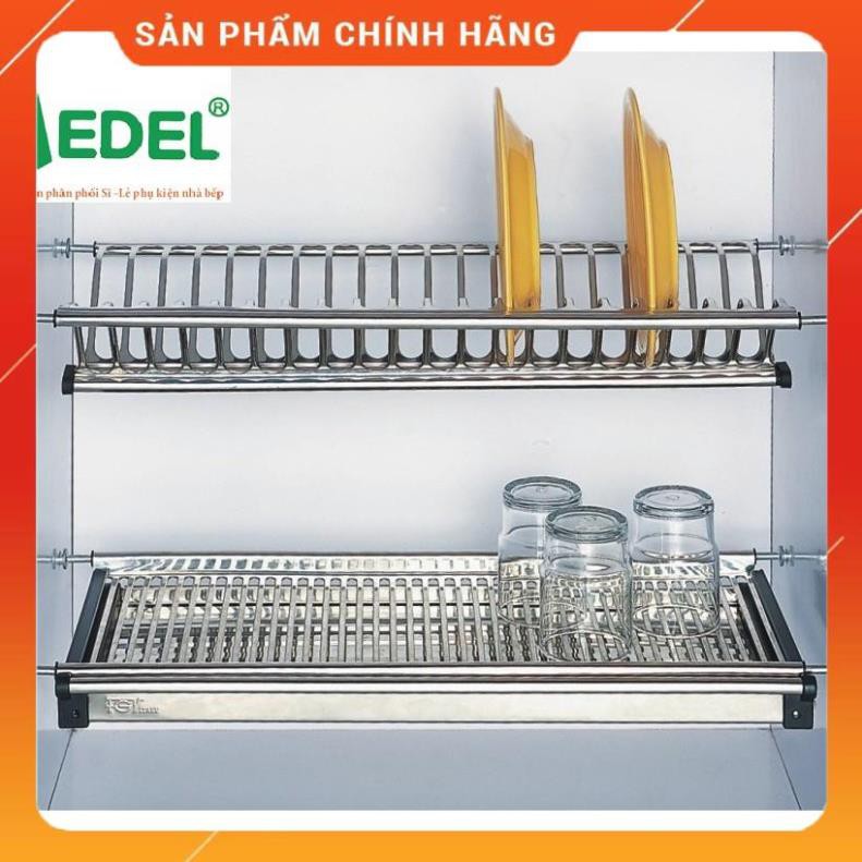 (FREESHIPP) GIÁ ÚP BÁT ĐĨA 2 TẦNG inox 304 cao cấp , Bảo hành 1 năm