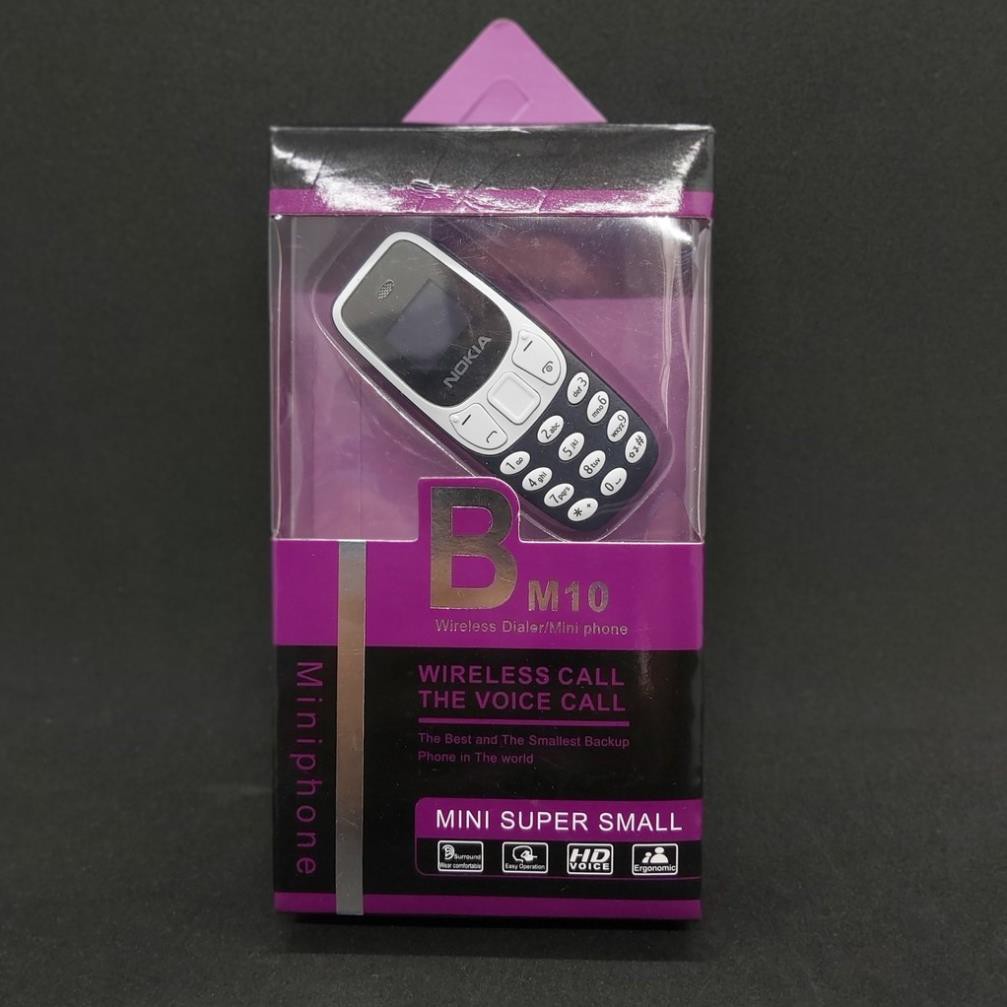 Điện Thoại Siêu nhỏ Mini N3310 màu Xanh Đen (Mã SP: BM10) – nhỏ gọn, âm thanh cực to, kết nối SmartPhone – pin trâu