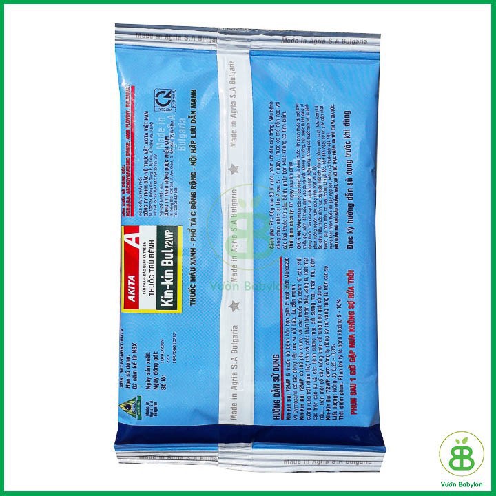 Thuốc Trị Thối Nhũn Kin Kin Bul 100gr - Kin Kin Bul 72WP Phòng Trừ Thối Nhũn, Vàng Lá, Rỉ Sắt