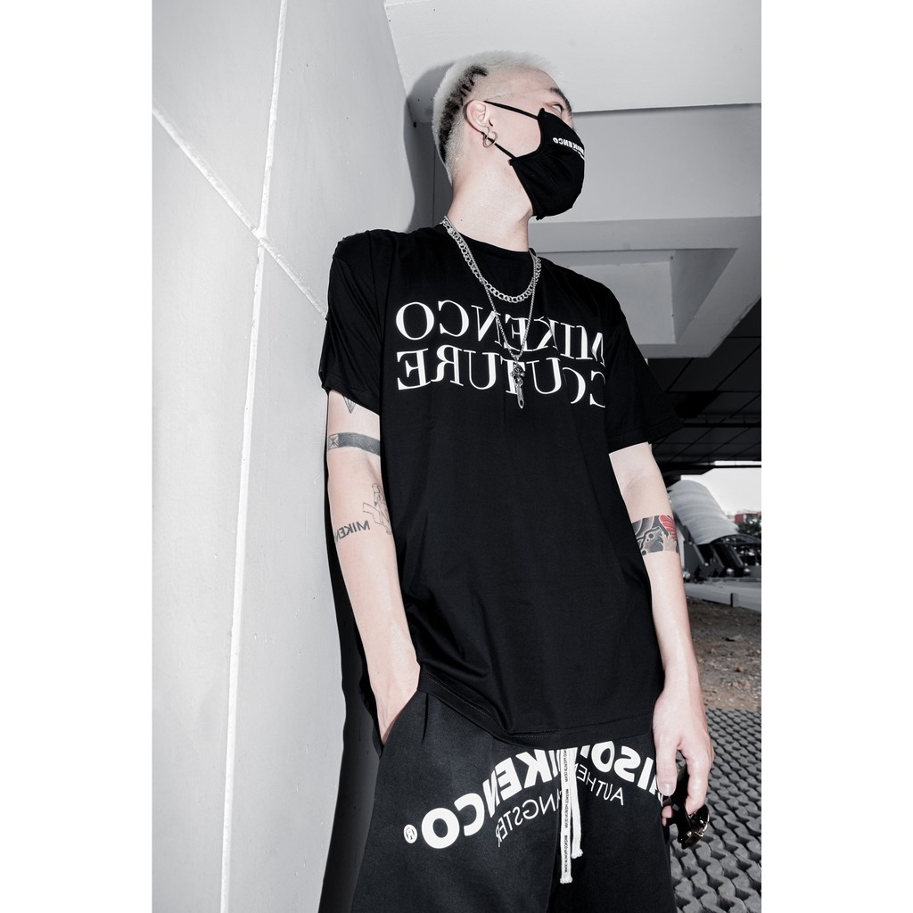 Áo thun tay lỡ COUTURE chữ ngực form rộng đẹp HARIQUEEN - Áo phông nam unisex tay hót trend cháy phố