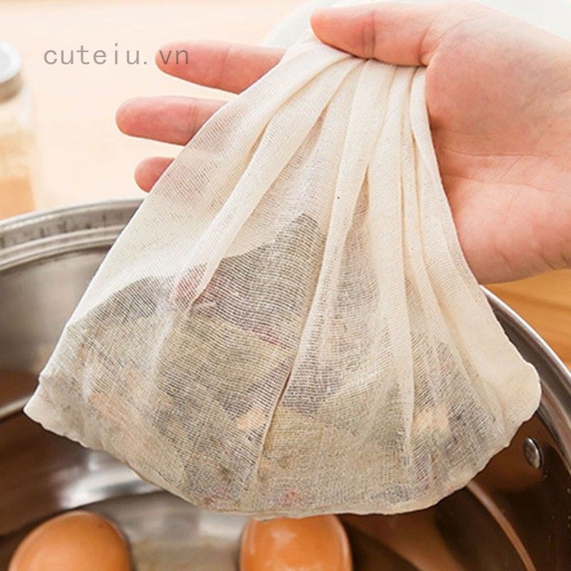 Túi lọc gia vị nấu phở vải Cotton 100% - Đủ size