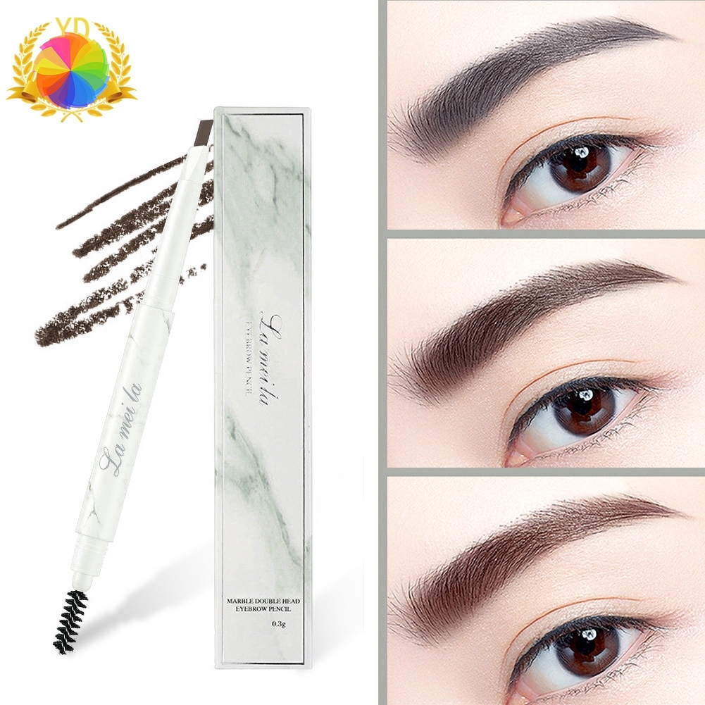 Bút kẻ lông mày thiết kế hai đầu có cọ chuốt trang điểm chuyên nghiệp | BigBuy360 - bigbuy360.vn