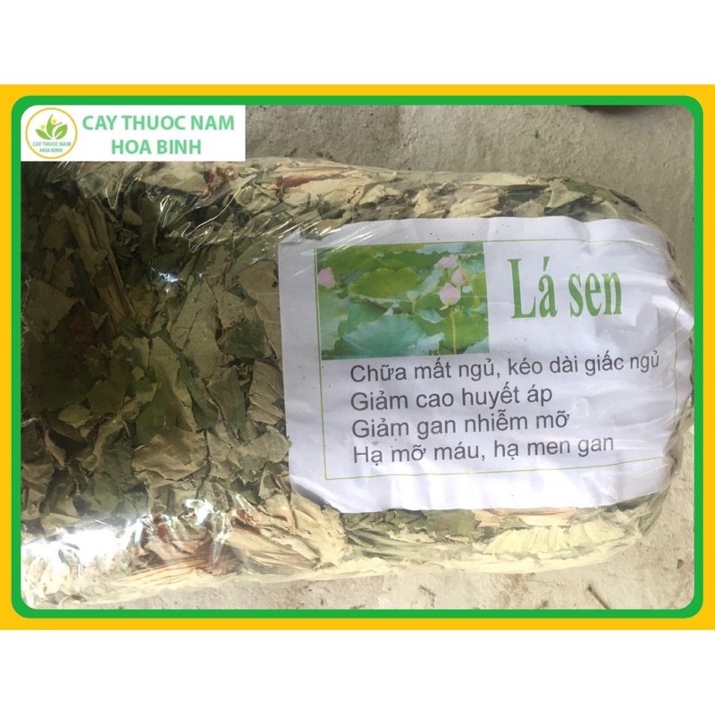 Lá sen khô tiêu mỡ giảm cân túi khô 1kg