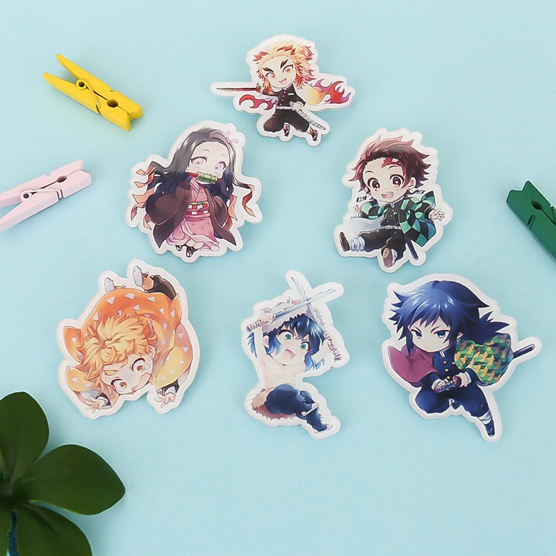 Móc khóa hình nhân vật Kimetsu no Yaiba Kamado Nezuko vui nhộn