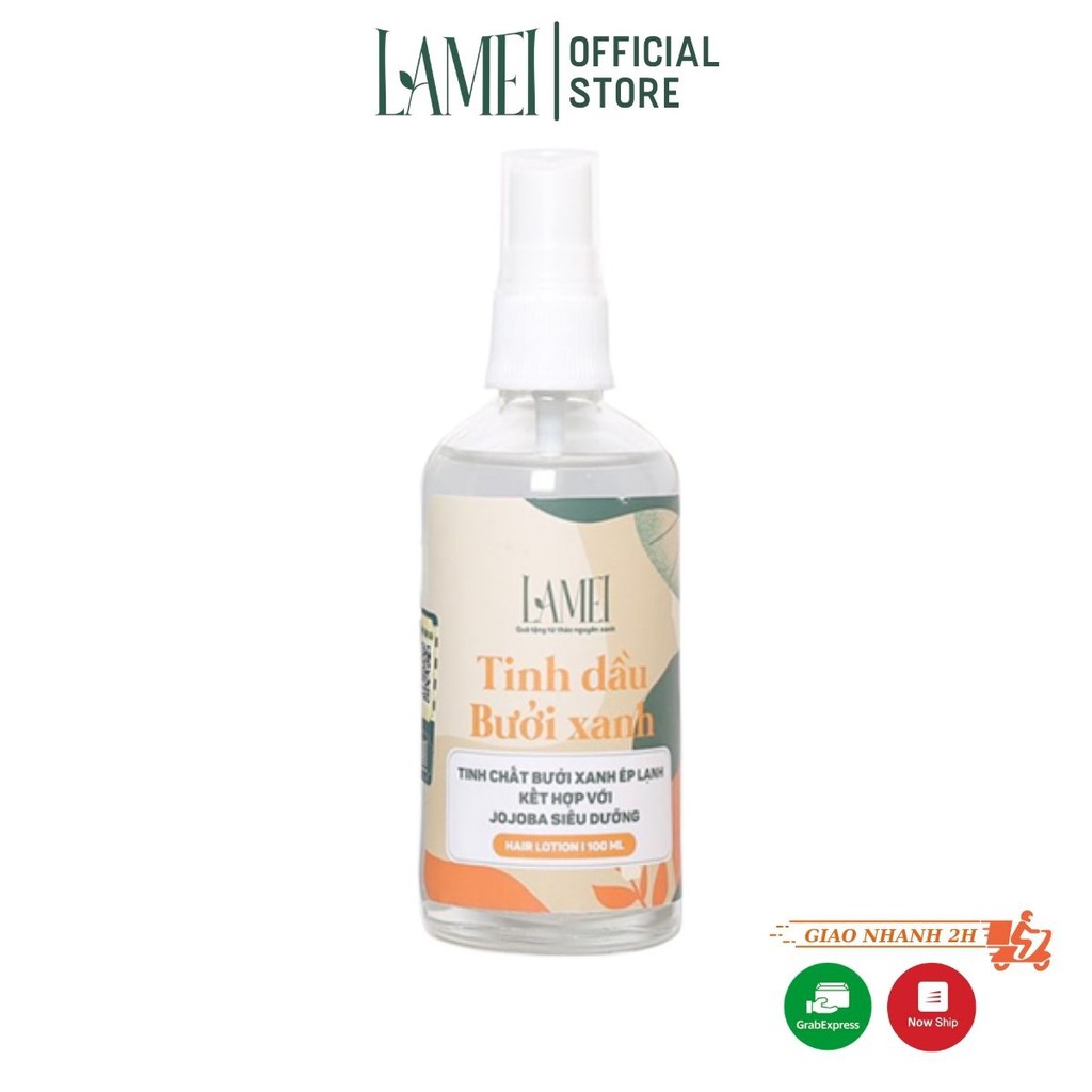 Tinh dầu bưởi xanh Lamei [CHÍNH HÃNG] kích thích mọc tóc 100ml