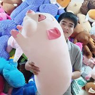 GỐI ÔM MINISO HEO BUỒN NGỦ SIZE LỚN ẢNH THẬT