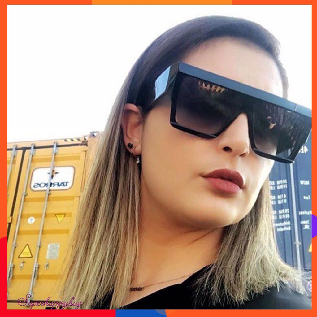 Kính mát gọng chữ nhật chống nắng thời trang nam nữ