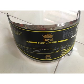 Kính tráng gương gắn nón fullface