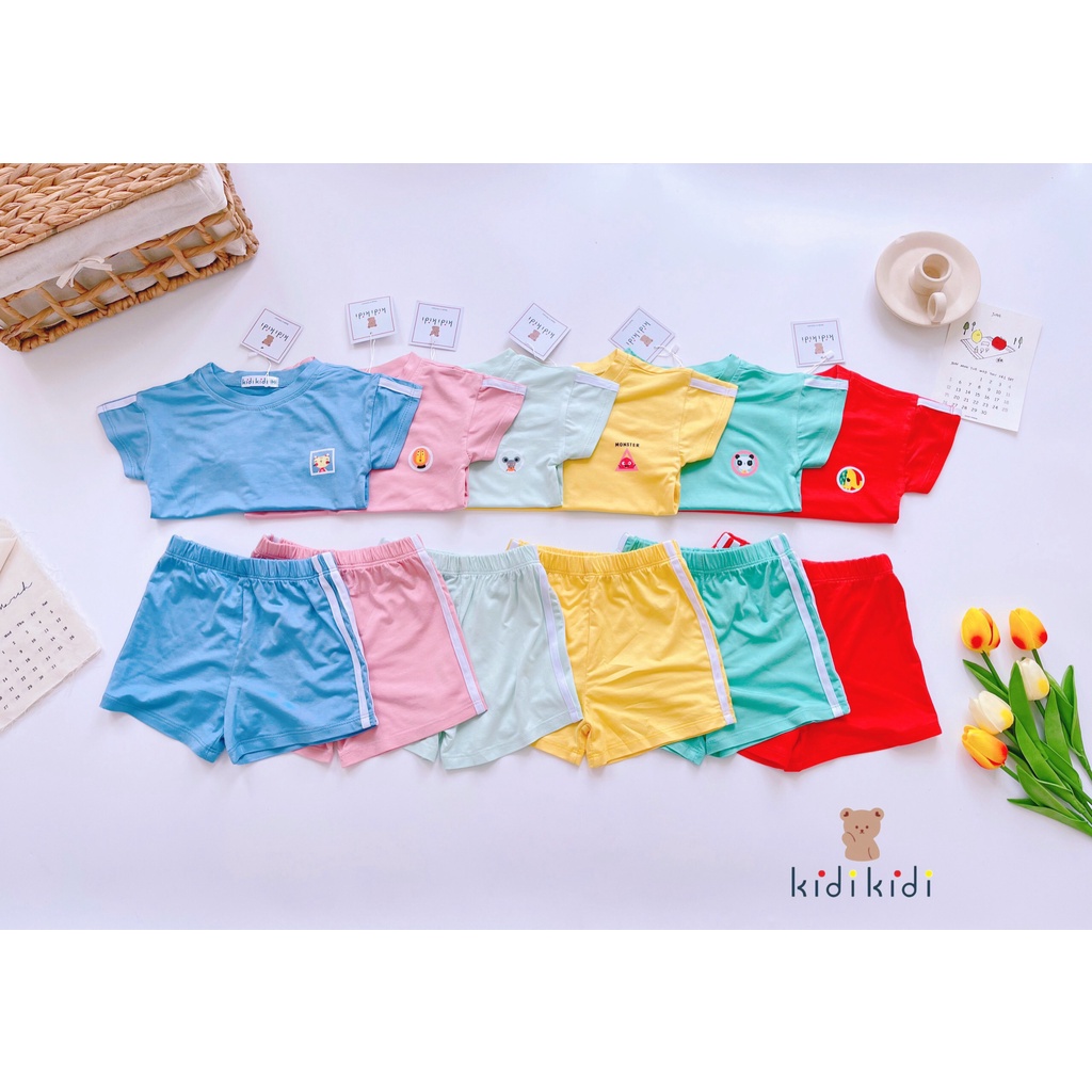 Đồ bộ cho bé thun lạnh cao cấp ❤️ freeship ❤️ bộ ngắn tay kidikidi loại 1 bé trai bé gái