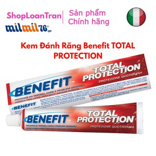 Kem đánh răng Benefit Total Protection Chống Hình Thành Mảng Bám 75ml HSD 3 năm-NK từ Italy