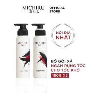 Bộ gội xả michiru ngăn gãy rụng 95% & làm dày tóc