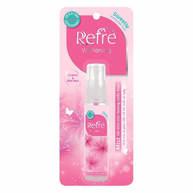 🌺🌺*Xịt khử mùi hương ngọt ngào Sweetie Refre (30ml) + Túi đựng rút dây xinh xắn