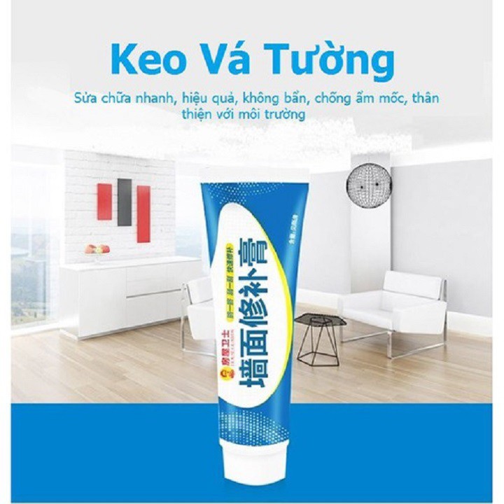 Keo Vá Vết Nứt Tường Nhà Cao Cấp Chống Nước Chống Mốc