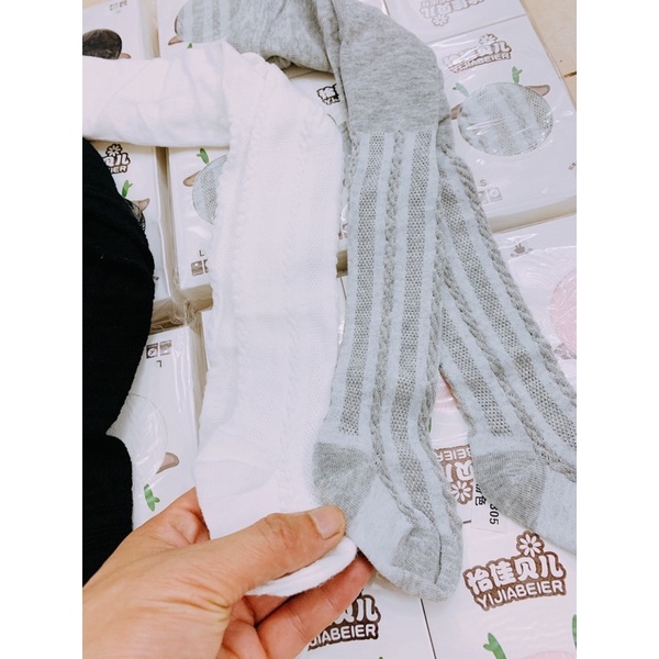 Quần tất cho bé, quần tất lưới bé gái hàng xuất Hàn thoáng mặc 4 mùa Xuân Cường Kids size từ 6 tháng đến 4 tuổi