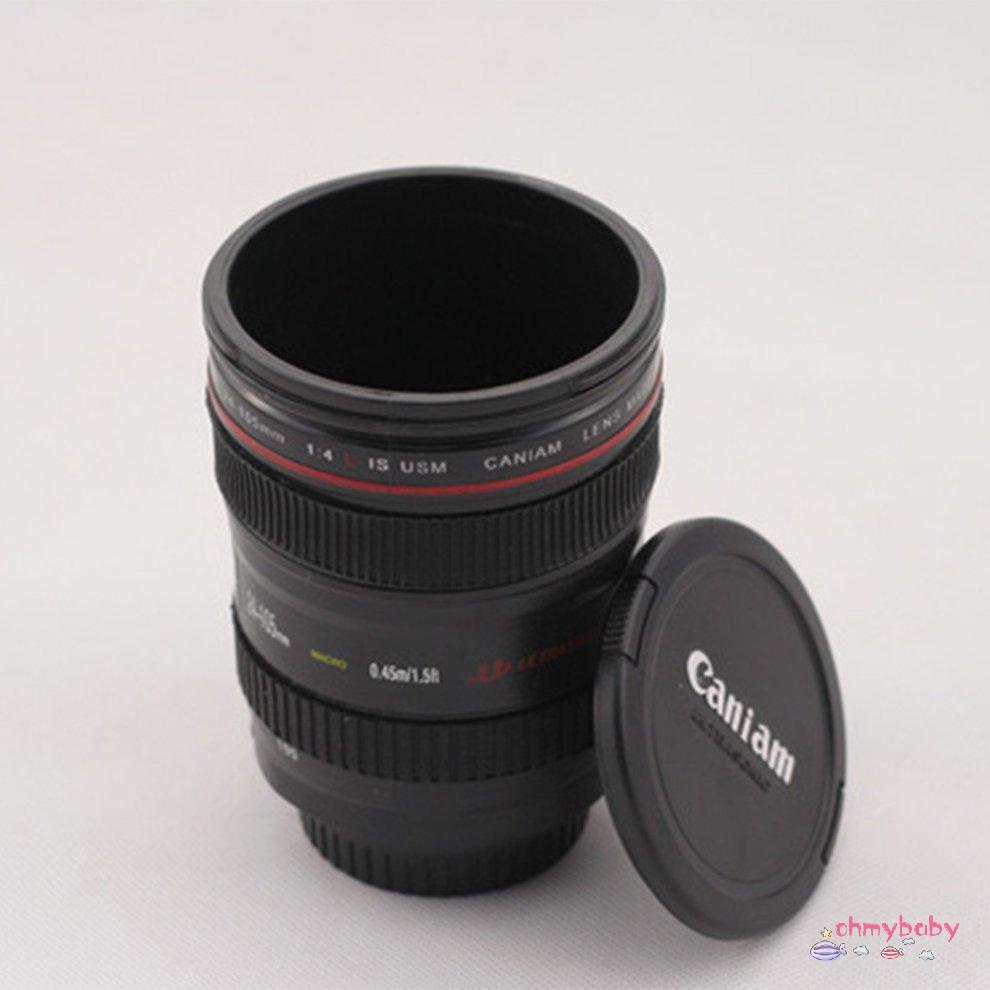 Bình chân không Du lịch Cốc cà phê Cốc nước Trà ống kính Máy ảnh Cốc có nắp đậy [8/24]