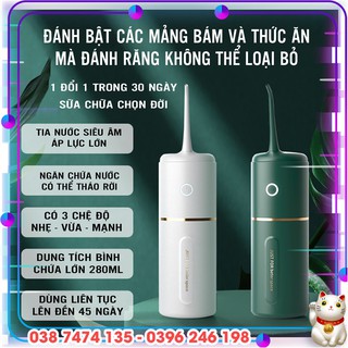 Tăm Nước , Máy Tăm Nước Cầm Tay Vệ Sinh Răng Miệng Just For Better Space, Phiên Bản mới 2020 (Lỗi 1 đổi 1 trong 30 ngày)