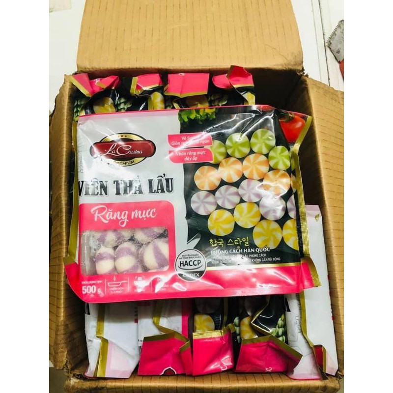 Bánh bao nhân trứng cá Lacusina hộp 500g