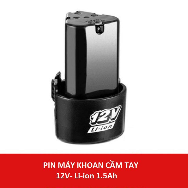 Pin Máy Khoan Cầm Tay 12 V Li-Ion 1500mAh