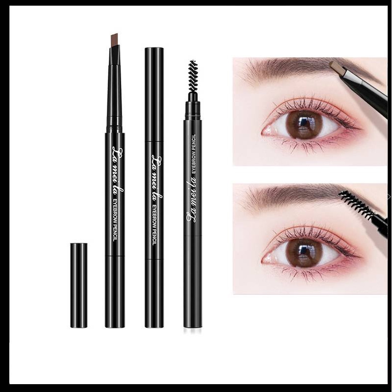 Bút kẻ lông mày hai đầu mềm mịn lâu trôi 24 giờ