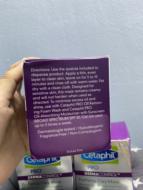 Mặt nạ đất sét thải độc Cetaphil Derma Control 85gr.