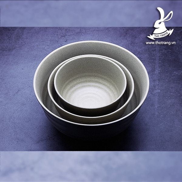 Tô tròn sâu lòng loại dầy cao cấp màu nâu Nhựa Melamine Đài Loan - Chính Hãng