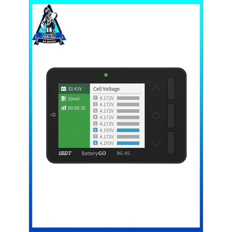 Đồng hồ đo pin ISDT BG-8S Màn hình LCD Công cụ kiểm tra dung lượng pin kỹ thuật số cho LiPo [8/9]