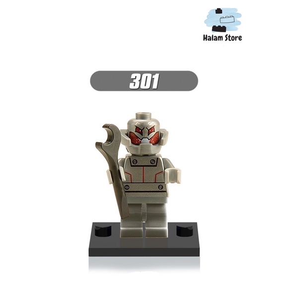 XINH X0120 Đồ chơi xếp hình lego Minifigures siêu anh hùng Marvel - Mô hình Captain America Hulk Ultron Red skull