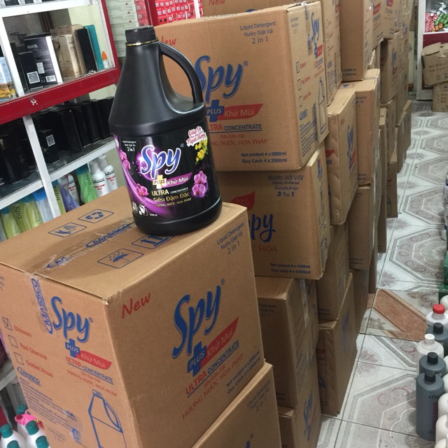 Nước giặt xả siêu đậm đặc Spy plus