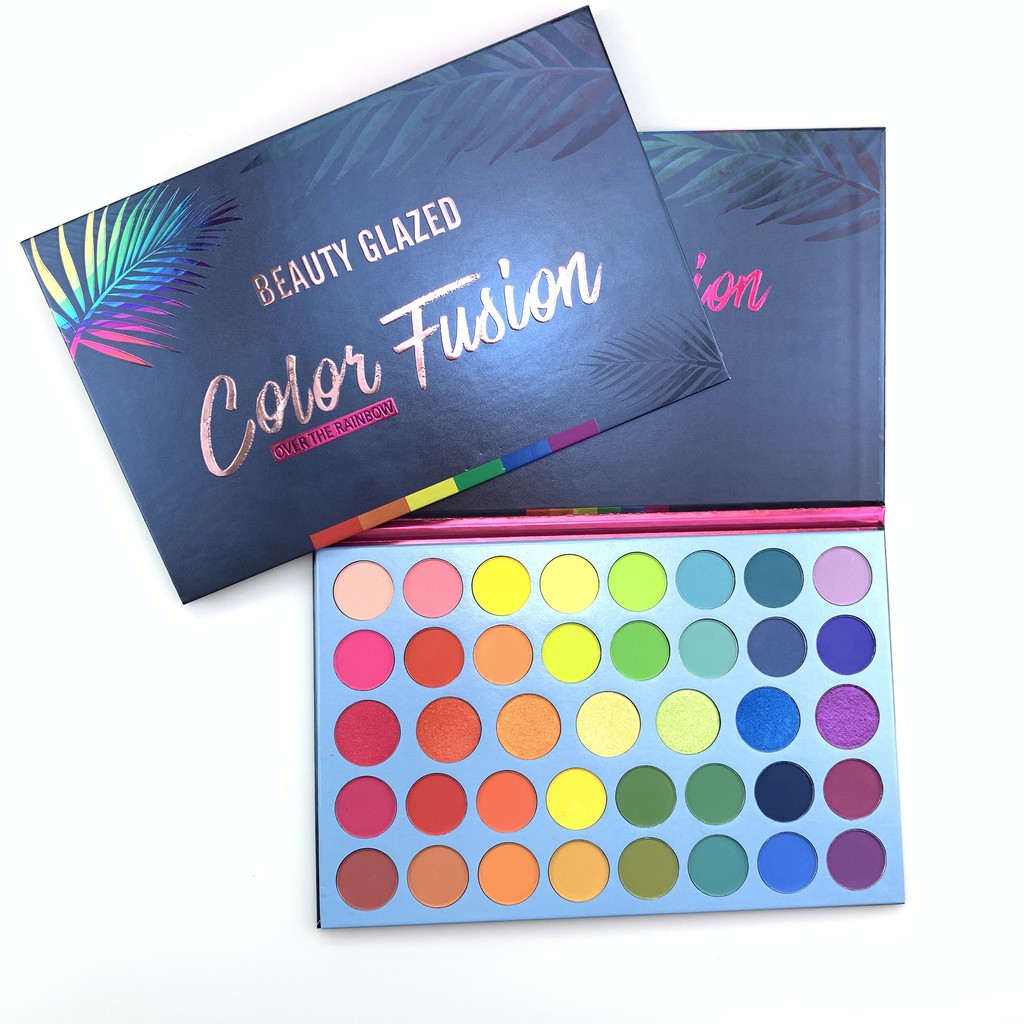 Bảng Phấn Mắt Beauty GLAZED 39 Màu Cầu Vồng Lâu Trôi