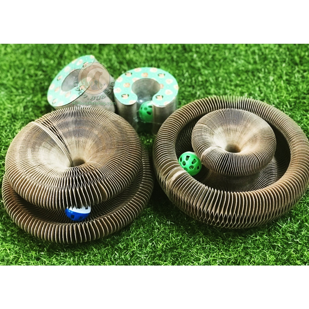 Đồ chơi cho mèo, đồ chơi xoay tròn thay đổi hình dạng cho mèo