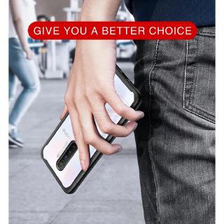 For Realme X2 Pro Case Transparent Back+Thickened Anti-Scratch Four Corners Slim Thin Cover