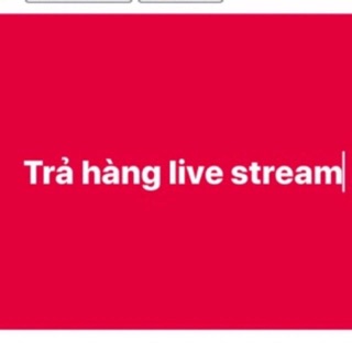Hàng khách chốt live