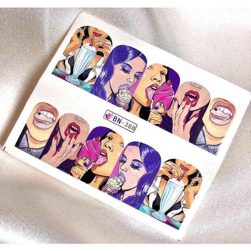 Hình dán 3D nước