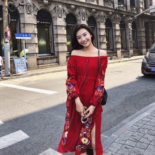 Váy Maxi BOHO Style (Ảnh thật ở cuối)