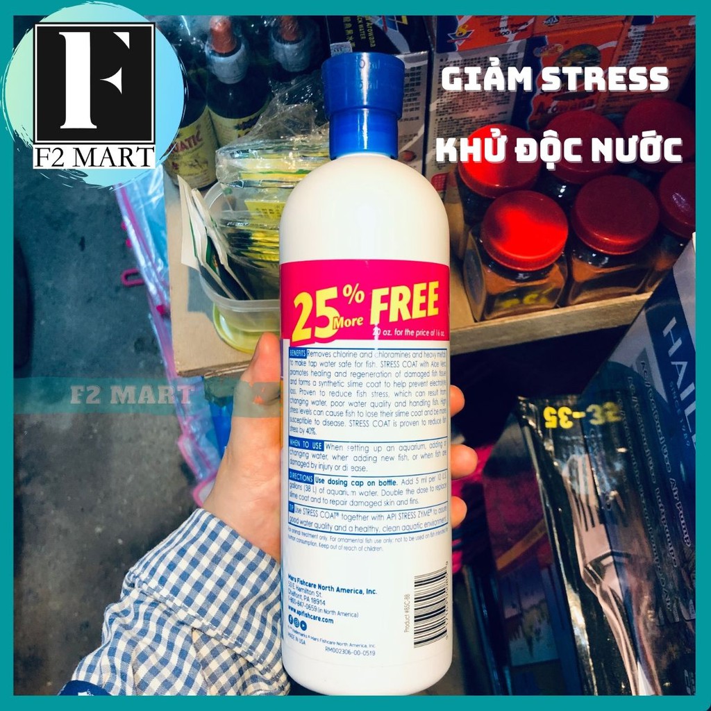  API STRESS COAT - THẦN DƯỢC DÀNH CHO CÁ CẢNH, CÁ RỒNG, KOI (Hàng Công Ty)