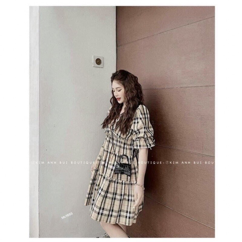 VÁY KẺ BBR BABYDOLL QUẢNG CHÂU CỰC HOT V30 | BigBuy360 - bigbuy360.vn