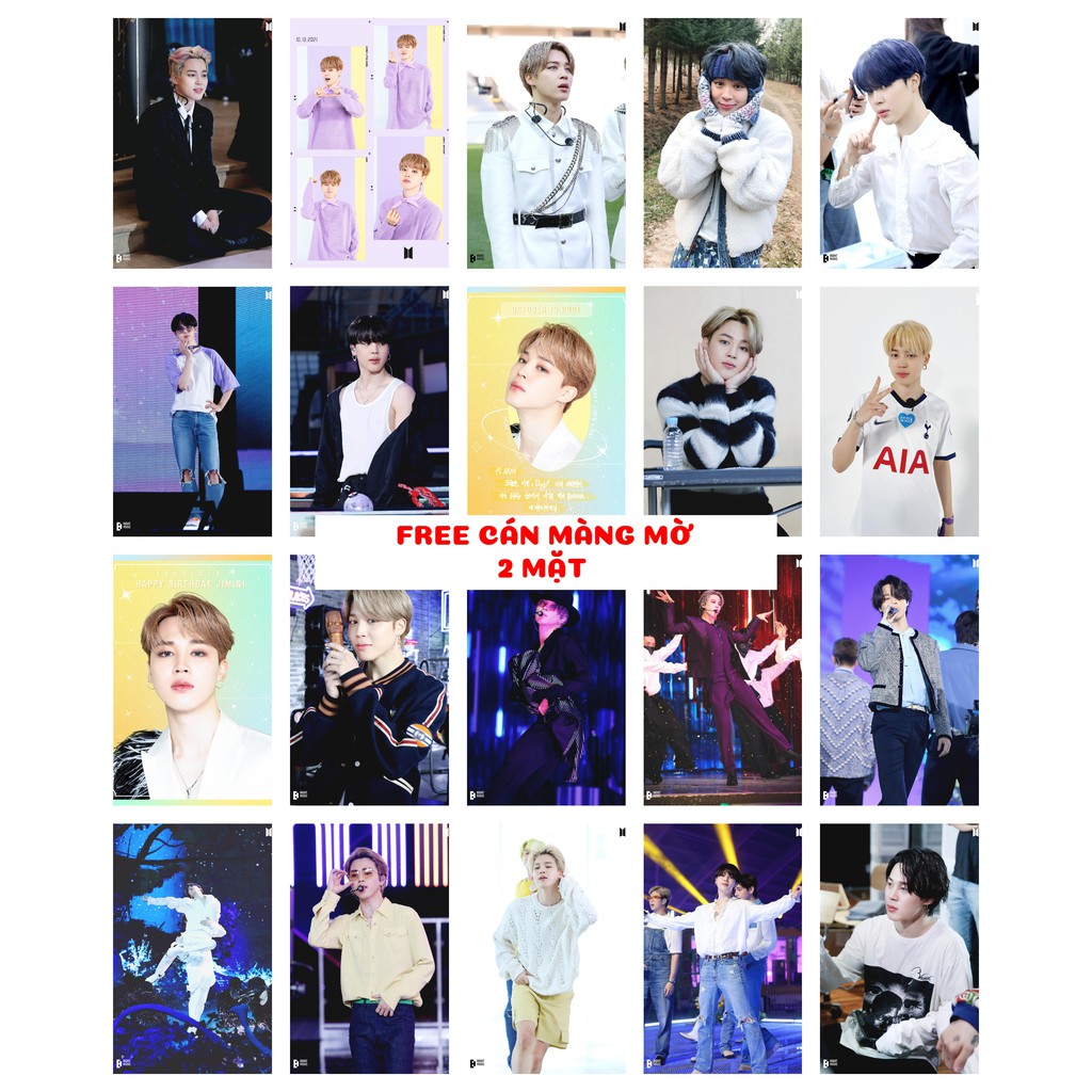 Lomo card 40 ảnh thành viên BTS - JIMIN Bday 2020 + 2021