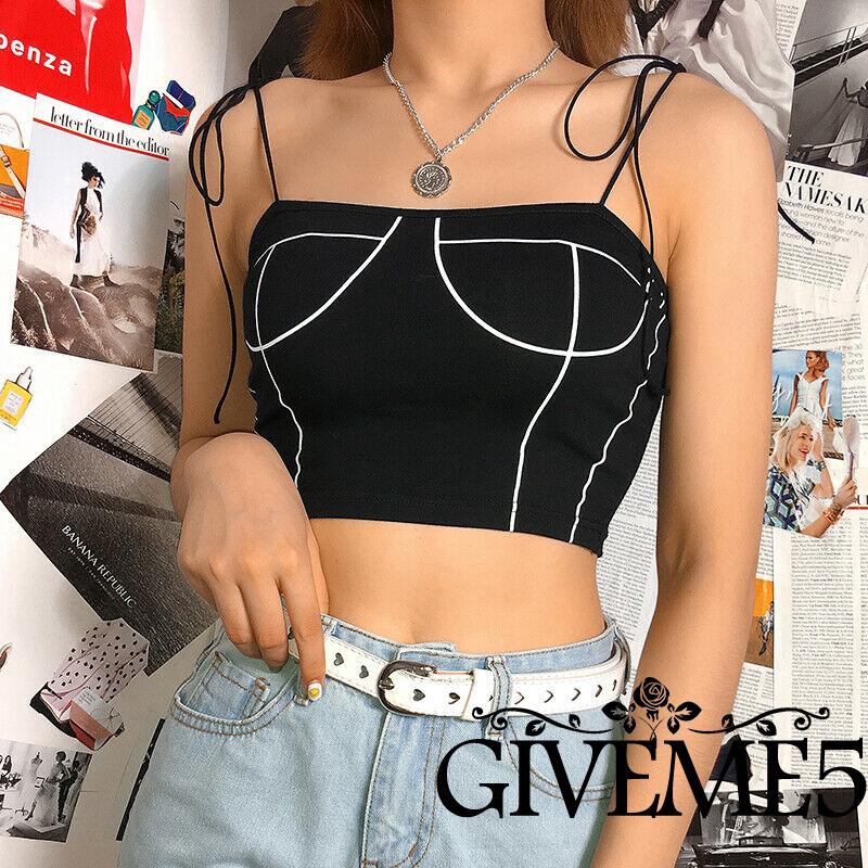 Áo 2 dây hở eo ôm dáng hở lưng quyến rũ cho nữ