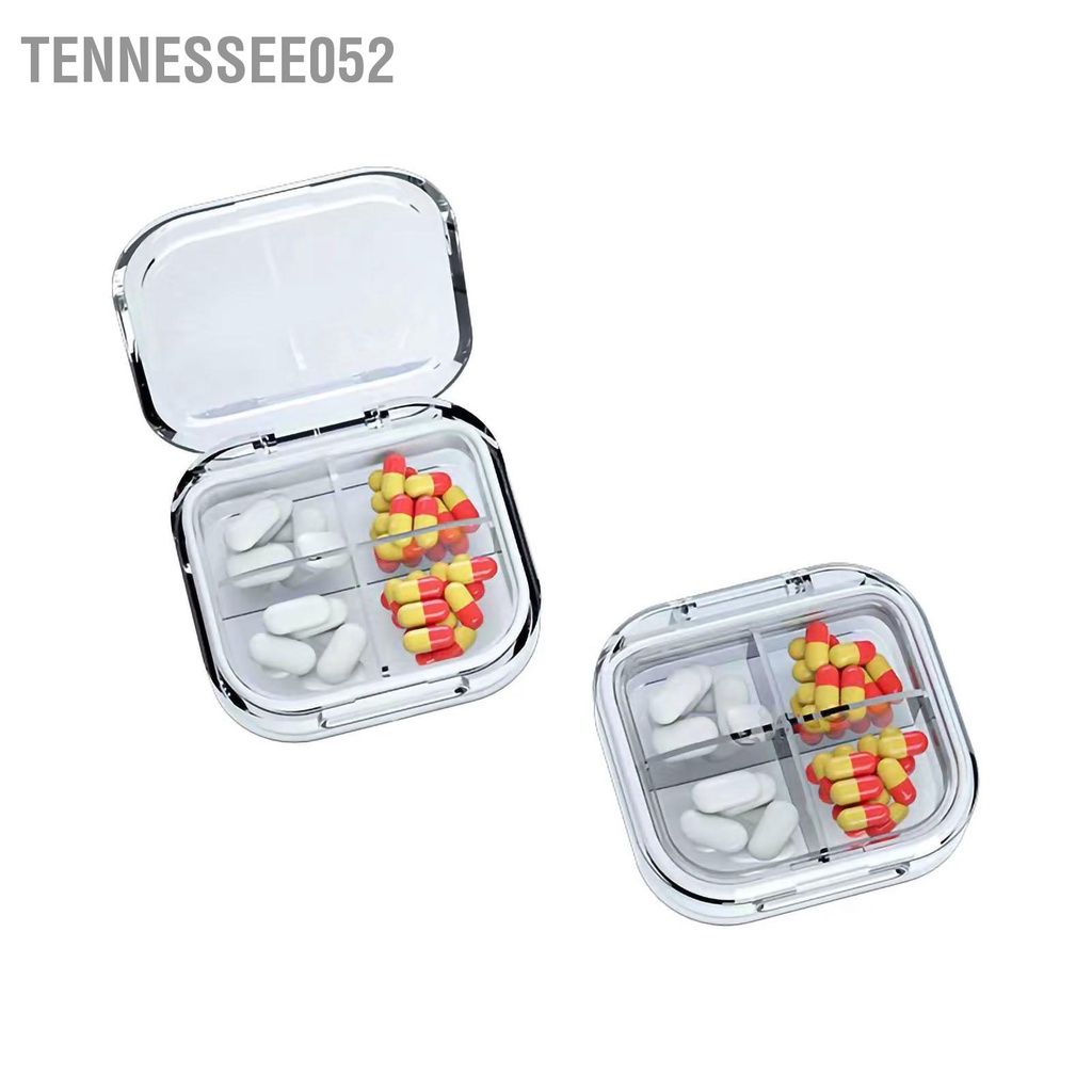 Tennessee052 Hộp đựng thuốc nhỏ cầm tay Du lịch Thuốc pha chế gia dụng Thực phẩm đình bảo quản kín