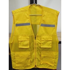 Áo gile kĩ sư bảo hộ màu ghi sáng