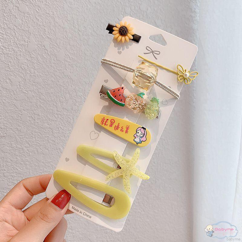 Set 7 Kẹp Tóc Xinh Xắn Dành Cho Bé Gái
