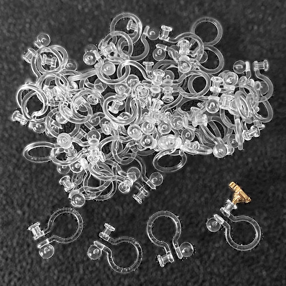Bộ 20 Kẹp Tai Nhựa Chuyển Đổi DIY JF78
