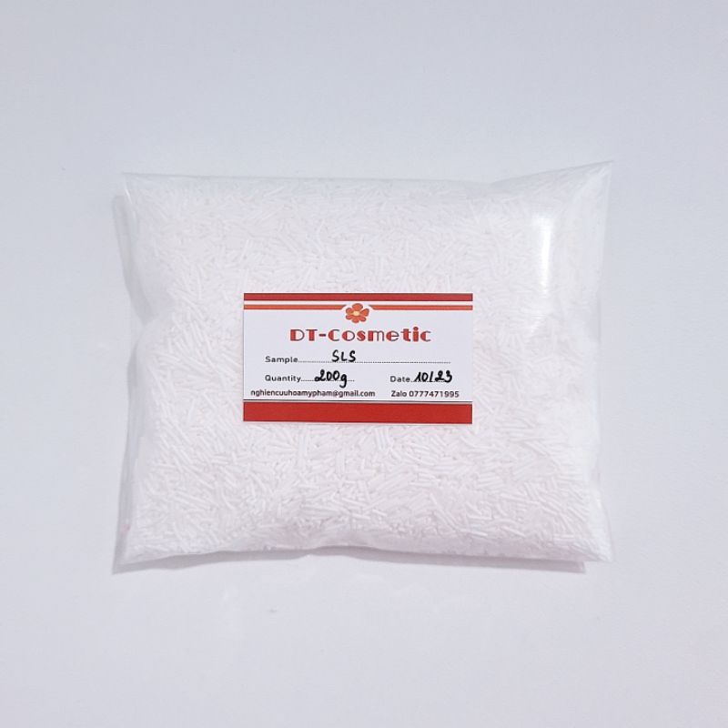 100g Sodium Lauryl Sulfate (SLS) - Chất Tạo Bọt Thông Dụng - Nguyên Liệu Mỹ Phẩm