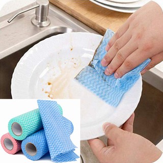 Bộ 50 khăn lau chén đĩa sử dụng một lần