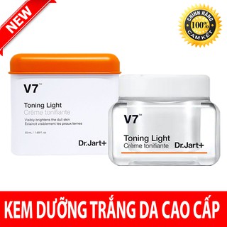 Kem V7 Toning Light Full Size 50ml - Dưỡng Da Chuyên Sâu - Giúp Da Trắng Mịn Tự Nhiên Sau 7 Ngày