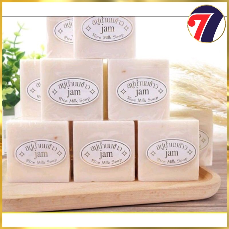Combo Xà phòng cám gạo Jam Thái Lan (1lốc-12 cục)