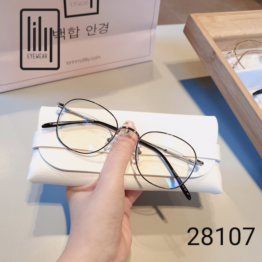 Gọng Kính Cận Kim Loại GK28107 - Gọng Kính Mắt Thời Trang