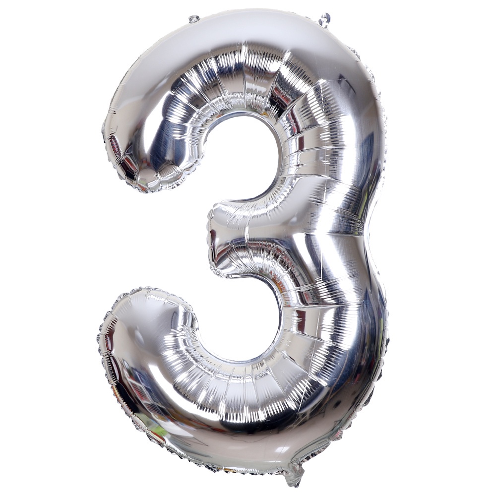 40 inch Giant Number Balloon for Birthday and Anniversary Decoration Aluminum Foil Number 0 1 2 3 4 5 6 7 8 9