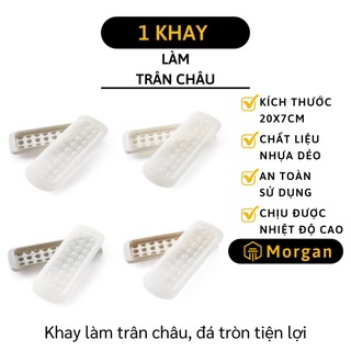 [1 ĐỔI 1] Khay Đá Tròn - Bộ Khuôn Làm Đá Tròn Viên Nhỏ, Thạch, Hạt Trân Châu Không Dính 5753